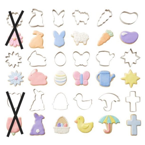 ✨3 for $25✨
NWOT 16 piece Easter Cookie Cutter by Wilton (missing two cutters) - Picture 2 of 4